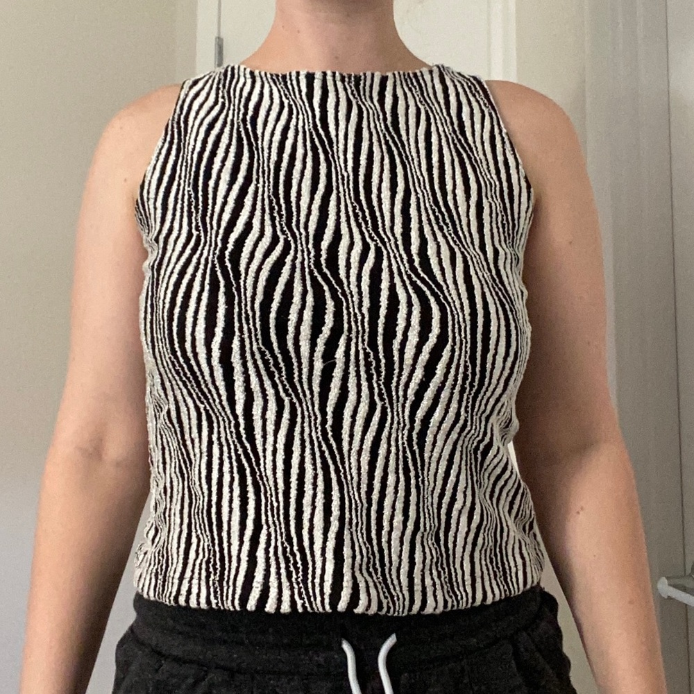 Black & White Tank Top
